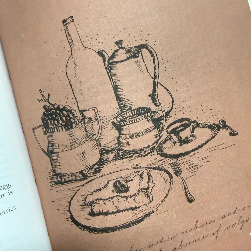 Vintage hardcover cookbook